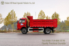 4×2 Dongfeng Flathead Cab Dump Truck_red Convertible Off-Road ລົດບັນທຸກ Dump Truck