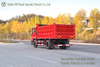 4×2 Dongfeng TINajin Flathead Dump Truck_red ແປງລົດບັນທຸກ Off-Road 