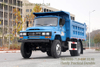 4×4 Dongfeng Longhead Dump Truck_blue Convertible Off-Road ລົດບັນທຸກ Dump Truck