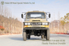 EQ1093 Camel Grey Dump Truck Chassis_Convertible 4WD Chassis with rear Dual Tyres