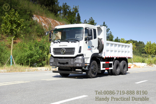 Dongfeng ສາມຂົວກັບຄືນໄປບ່ອນແປດ Dump Truck_Special ສໍາລັບການສົ່ງອອກ