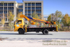 22m Aerial Work Truck_4×2 Yellow Telescopic Boom Aerial Worker