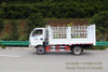 Dongfeng ສີ່ລໍ້ສີຂາວ Grille ການຂົນສົ່ງສະຫນອງຍານພາຫະນະ