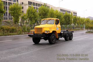 Pointed 6WD Export Chassis_Yellow Convertible Off-road Chassis