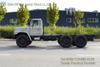 6-wheel All-wheel-dive Pointy Cab Off-road Truck Chassis_Customizable Off-road Chassis Grey