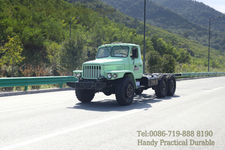 Long-head 6WD Export-specific Off-road Truck Chassis_Mint Green Convertible Chassis