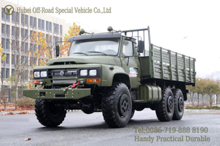 Dongfeng ຫົກລໍ້-ຂັບລົດບັນທຸກຂະຫນາດກາງ Off-road ລົດບັນທຸກ_Tip Top Single Cab Cargo Truck for Sale