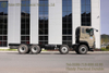 8X4 Hercules Cab ຫລັງ Eight Wheel Flatbed Chassis