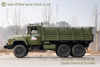 Dongfeng Pointed Cab Green 6WD Cargo Truck_Long Head Large Glass Single Cab 6×6 Truck