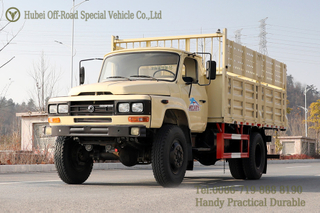 Dongfeng EQ1093 4WD Cargo Truck_4×4 High Cargo Box Pointed Cab Trucks