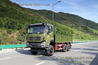 Dongfeng Six Driver Heavy Off-road Truck Offer_army Green 6×6 ລົດບັນທຸກ Off-road ຖືກແກ້ໄຂ