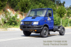 Blue Iveco All-wheel-drive Chassis Export_Dongfeng IVeco Chassis ສາມາດດັດແປງໄດ້