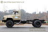 Long Head Camel Grey Dump Truck Chassis_Convertible 4WD Chassis with rear Dual Tyres