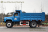 4×4 Dongfeng Longhead Dump Truck_blue Convertible Off-Road ລົດບັນທຸກ Dump Truck