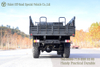 Dongfeng ສີດໍາ 6×6 Flathead ຫນຶ່ງແລະເຄິ່ງຫນຶ່ງເປັນແຖວລົດບັນທຸກ Cab_Convertible Cargo Trucks