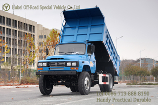 4×4 Dongfeng Longhead Dump Truck_blue Convertible Off-Road Truck Dump Truck_Mining Trucks, ລົດບັນທຸກຂະໜາດໃຫຍ່