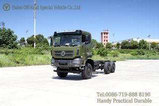 Dongfeng Six Drive Flat-head Off-road ສະເຫນີ Chassis ລົດບັນທຸກ