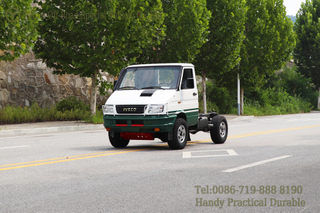 4WD Iveco Chassis ສາມາດປ່ຽນໄດ້_White Small Off-road Chassis