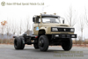 Long Head Camel Grey Dump Truck Chassis_Convertible 4WD Chassis with rear Dual Tyres