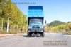 Dongfeng Pointed Cab Dump Truck_Blue Convertible Off-Road ລົດບັນທຸກ Dump Truck