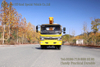 22m Aerial Work Truck_4×2 Yellow Telescopic Boom Aerial Worker