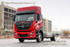 Dongfeng Tianjin Flathead with Sleeper High Roof Cab 4x2 Truck Chassis_Rear Dual Tyre Dual Cab Truck Chassis