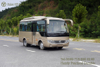 19 ທີ່ນັ່ງ Champagne Colored Country Bus Export_Dongfeng Four Wheel Drive Vehicle Export