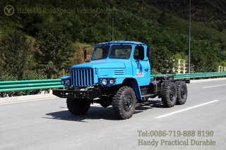 Dongfeng EQ2082 Blue Six Drive Chassis_Dongfeng ສາມາດດັດແປງ Chassis ລົດບັນທຸກ Off-road