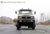 Long Head Camel Grey Dump Truck Chassis_Convertible 4WD Chassis with rear Dual Tyres