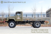EQ1093 Camel Grey Dump Truck Chassis_Convertible 4WD Chassis with rear Dual Tyres