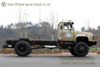 Long Head Camel Grey Dump Truck Chassis_Convertible 4WD Chassis with rear Dual Tyres