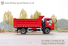 4×2 Dongfeng Flathead Cab Dump Truck_red Convertible Off-Road ລົດບັນທຸກ Dump Truck