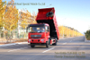4×2 Dongfeng TINajin Flathead Dump Truck_red Convertible Off-Road Truck ລົດບັນທຸກ Dump