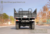 Dongfeng ສີດໍາ 6×6 Flathead ຫນຶ່ງແລະເຄິ່ງຫນຶ່ງແຖວ Cab Cargo Truck_Convertible Cargo Truck with Brake Cooling