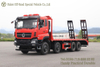 Dongfeng 8×4 Tianlong Flatbed Excavator_Dongfeng 8×4 ຍານພາຫະນະການຄ້າ