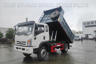 Dongfeng Four wheel driveD912 off-road dump truck_platoon semi-dump truck_double-axle 8 ton dump truck