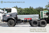 chassis ລົດບັນທຸກ off-road ຫົວຮາບ 6*6_ ແຮງມ້າຂະຫນາດໃຫຍ່ ການດັດແປງ chassis off-road