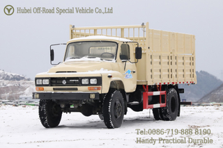 EQ1093 4WD Off-road Cargo Truck Snow Scene_Classic Tip Cab Cargo Truck lifted cargo compartments for export