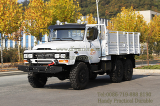 ລົດບັນທຸກ Dongfeng 6WD EQ2082 ເຄັດລັບລົດບັນທຸກລົດຂົນສົ່ງ LOCKS_6 × 6 ລົດບັນທຸກສິນຄ້ານອກບ້ານສໍາລັບການອອກ