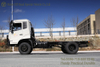 Dongfeng 4WD Chassis ສີຂາວສົ່ງອອກ_ຢາງຄູ່ຫລັງສາມາດປ່ຽນເປັນຕູ້ເຢັນລົດບັນທຸກ