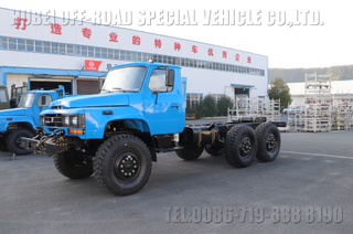 ຫົກລໍ້ drivelong headEQ2100 off-road chassis_Dongfeng140 off-road chassis_6×6 ບຸກຄະລາກອນບັນທຸກ dump ລົດບັນທຸກ chassis ການດັດແກ້