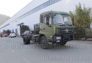 DongfengSix wheel driveEQ5120 troop carrier chassis_4×4flat headtruck_Dongfeng Four wheel drivechassis ການ​ດັດ​ແກ້