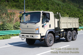 Dongfeng 6*6 ລົດບັນທຸກຫົວຮາບພຽງທາງນອກ 