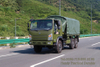 Dongfeng Bobcat flat-head all-dive off-road truck _Dongfeng 6*6 ລົດຂົນສົ່ງເສັ້ນທາງ