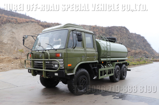 Dongfeng EQ2102N ດັດແປງລົດບັນທຸກຫົວກະໂປງ_ຫົກລໍ້ສອງແຖວ off-road water truck_8~10m³ tank truck