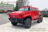 6-wheel Drive Armored Car Chassis_Red Double-row Armored Chassis Exported