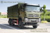 New Dongfeng Six ຂັບ off-road ກອງທັບລົດບັນທຸກສີຂຽວ