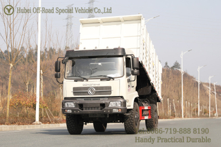 ລົດບັນທຸກ 4×4 Dongfeng ສີຂາວສໍາລັບການສົ່ງອອກ_Volquete Para Exportación