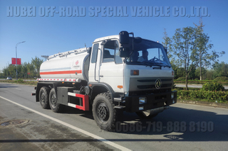 ຂັບລົດຫົກລໍ້ EQ2102G tanker truck_Dongfeng 153 tanker truck_6m³ off-road tanker truck