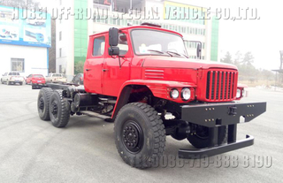 ຫົວຍາວສອງແຖວ 6×6 off-road carchassis_Six wheel drivelong headfire truck chassis_off-road special vehicle chassis modification